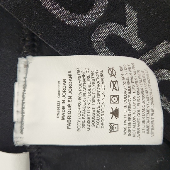 Nike Pro Therma-Fit Leggings, Black/ Silver, US Women's Small - Picture 7 of 8